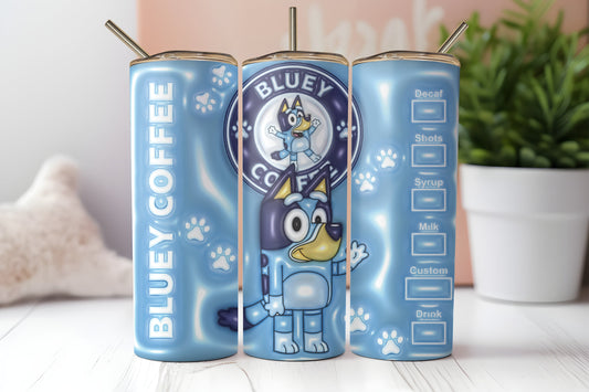 Puppy Playtime 20oz Tumbler - Customizable Family-Friendly Dog Adventure Drinkware - Perfect Gift for Animation Fans