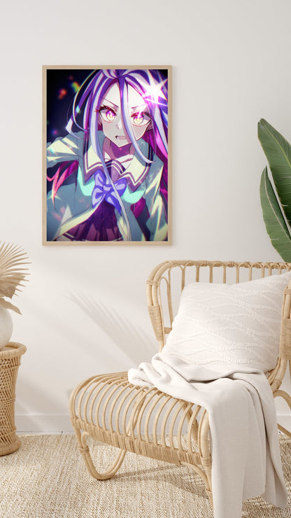 Mastermind of the Game Board Art Print, Anime Poster, Waifu, Manga-Inspired Home Decor, Anime Art Print