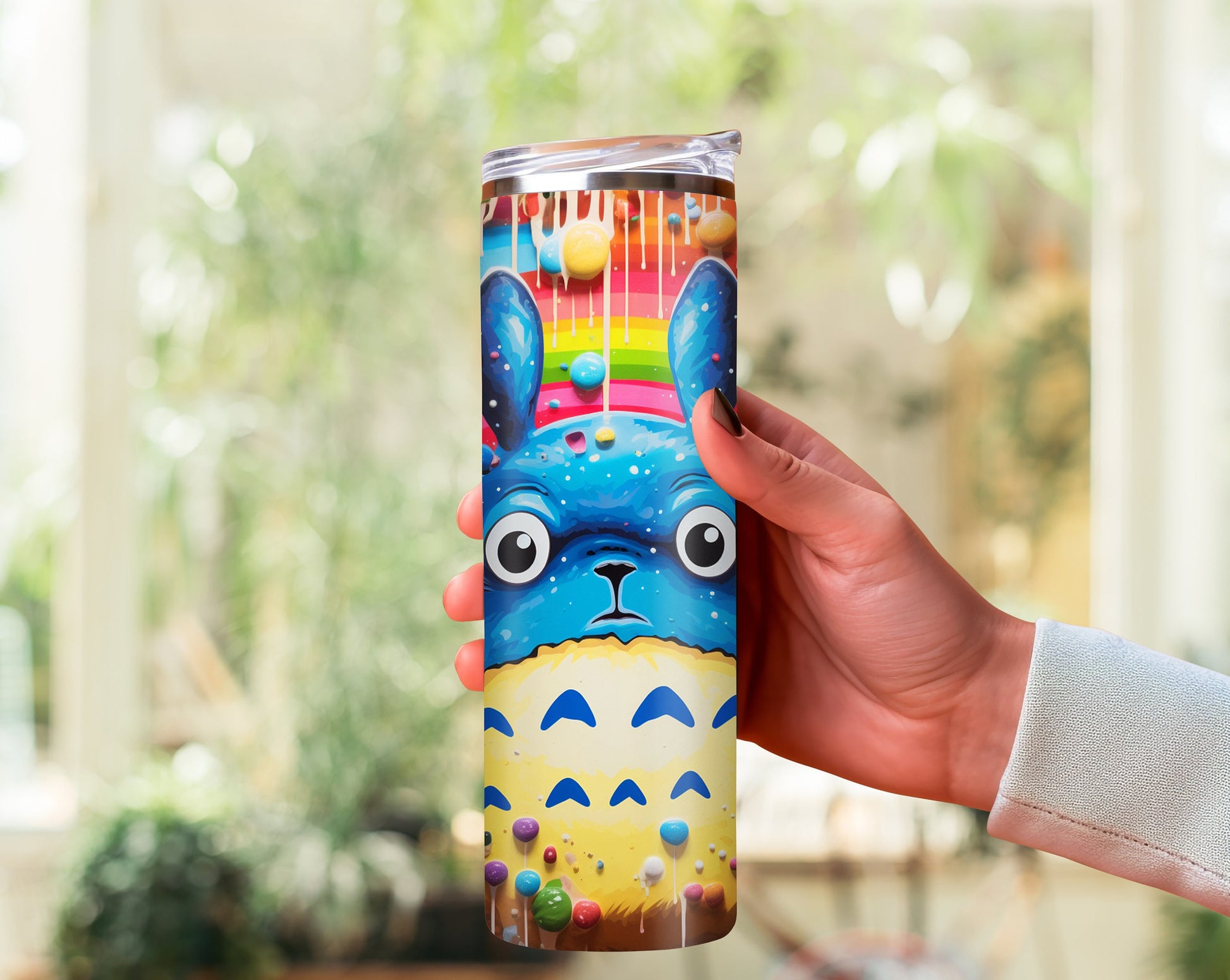 Enchanted Forest Friend 20oz Tumbler - Customizable Cute Character-Themed Travel Cup - Perfect Gift for Whimsical Design Enthusiasts