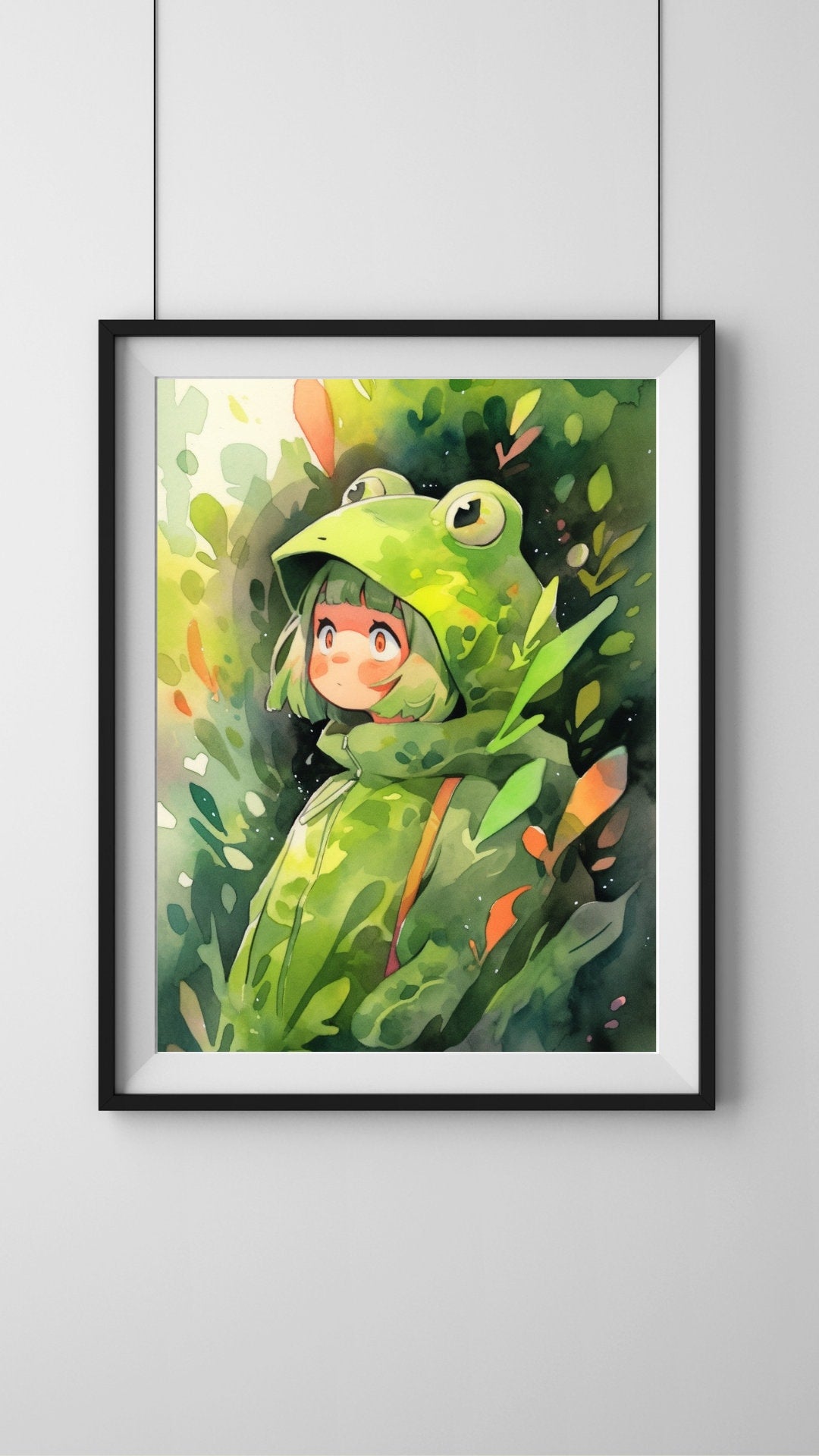 Cozy Croak - Whimsical Frog Art Print