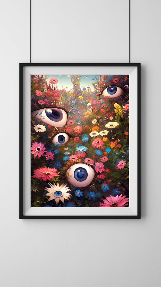 Floral Glance Art Print