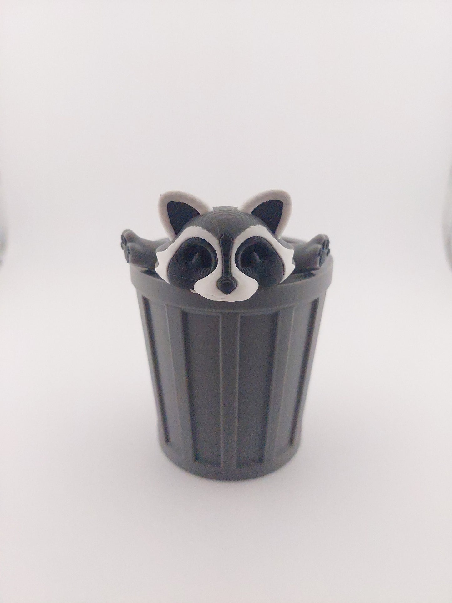 1 Articulated Racoon Trash Panda - 3D Printed Fidget Fantasy Creature - Authorized Seller