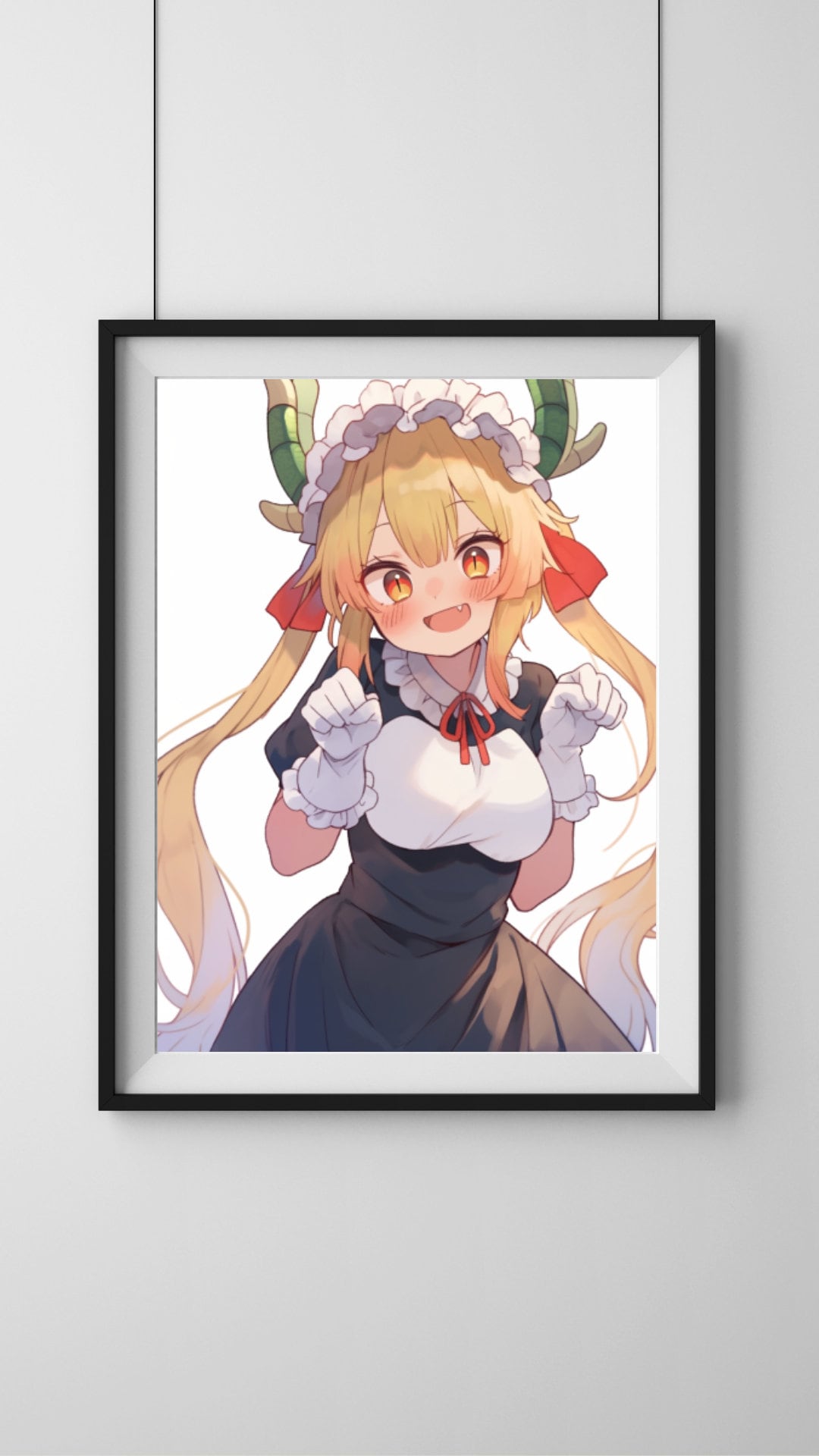 Mystical Dragon's Art Print, Anime Poster, Waifu, Anime Print