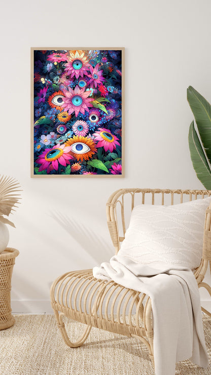 Floral Glance Art Print