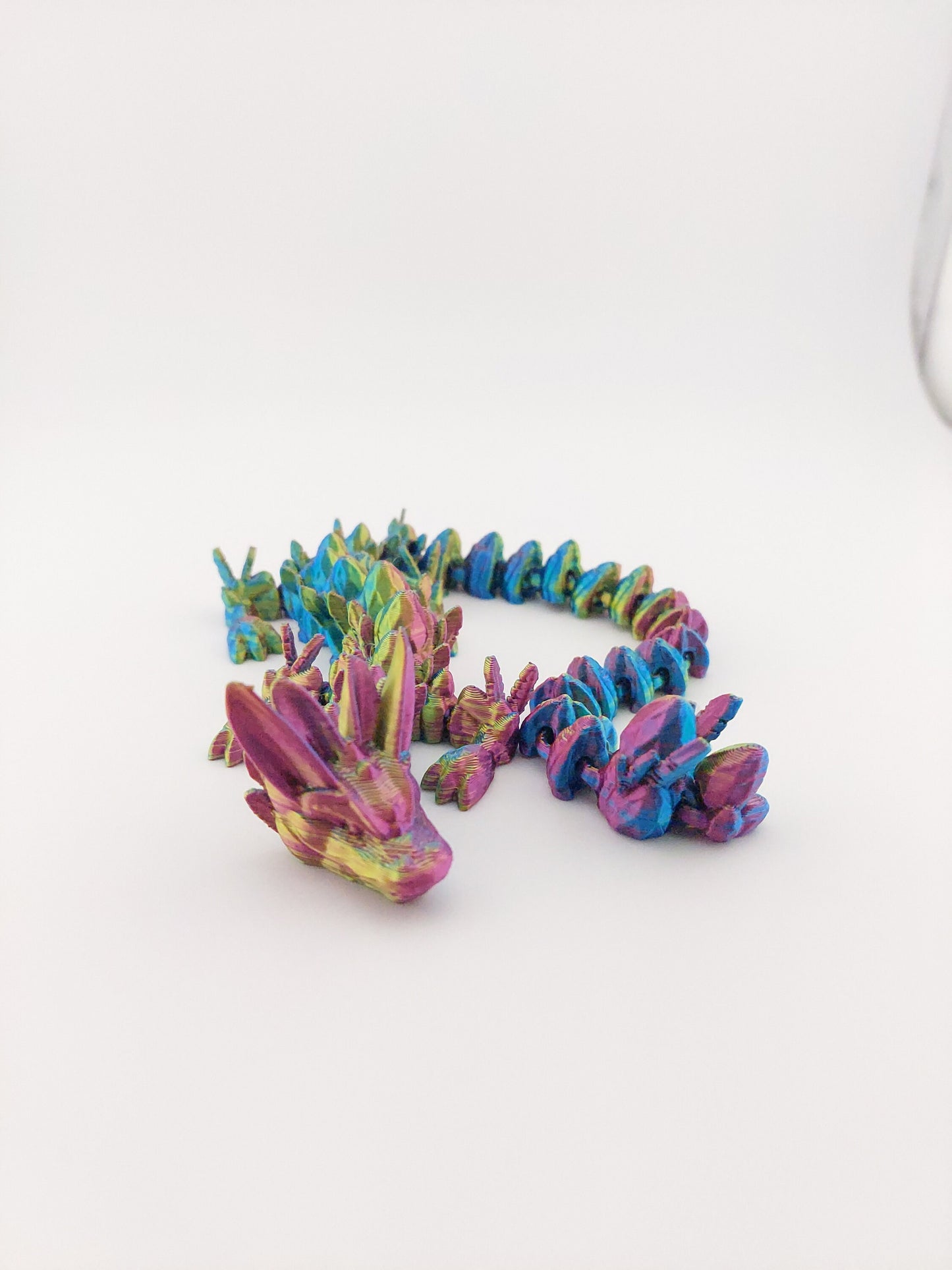 Articulated Easter Egg Dragon - Flexible Sensory Toy - Unique Gift