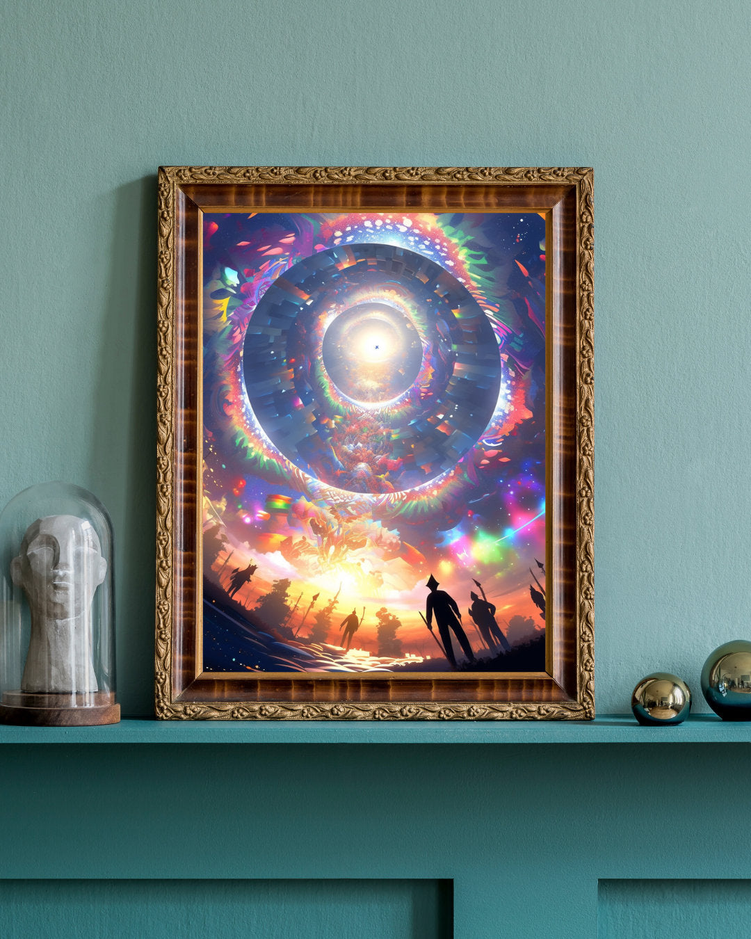 Cosmic Revelations: A Psychedelic Sky Art Print