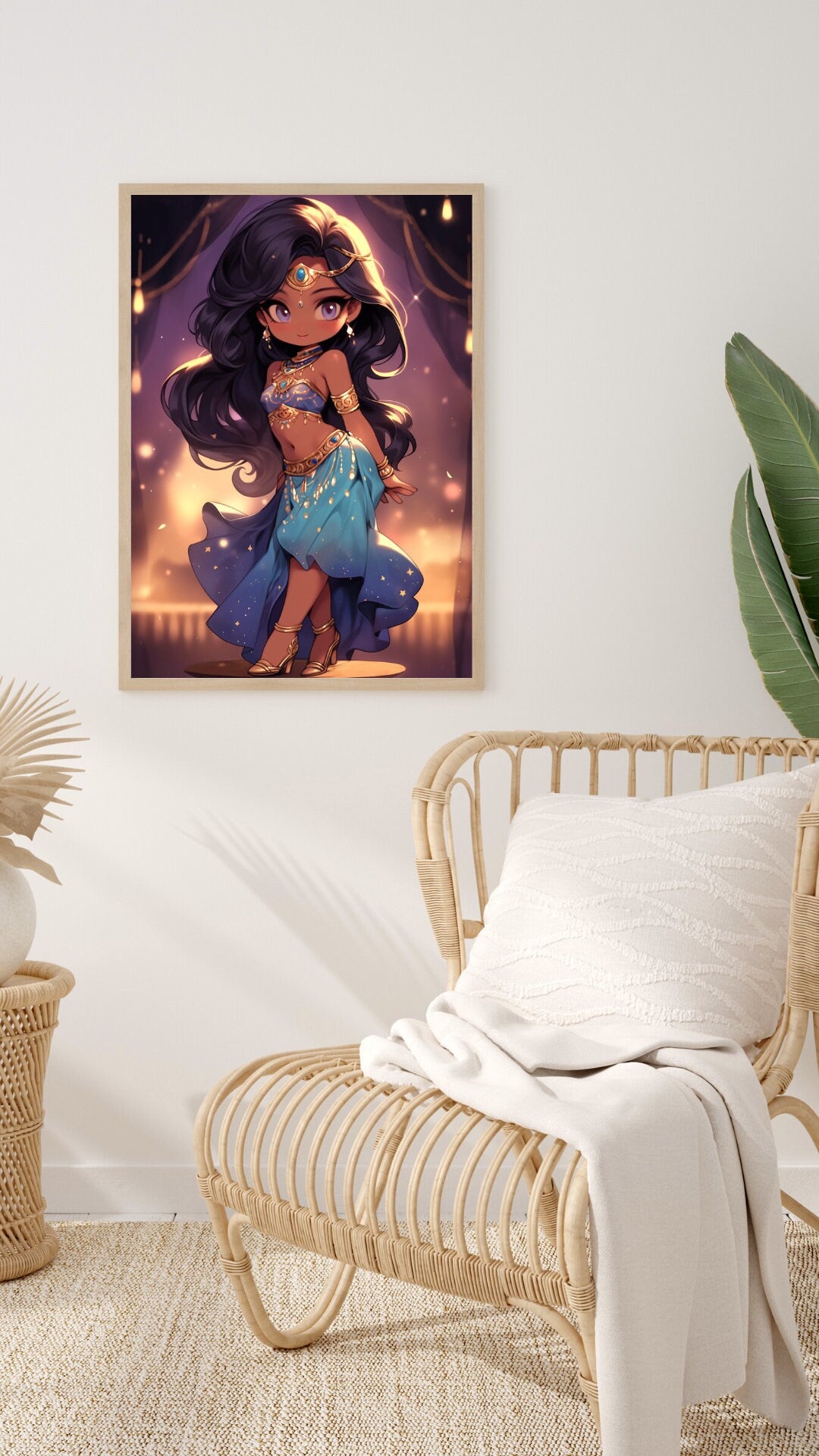 Twilight Mirage: The Enchanted Princess Art Printcccccccccccccccccccccc