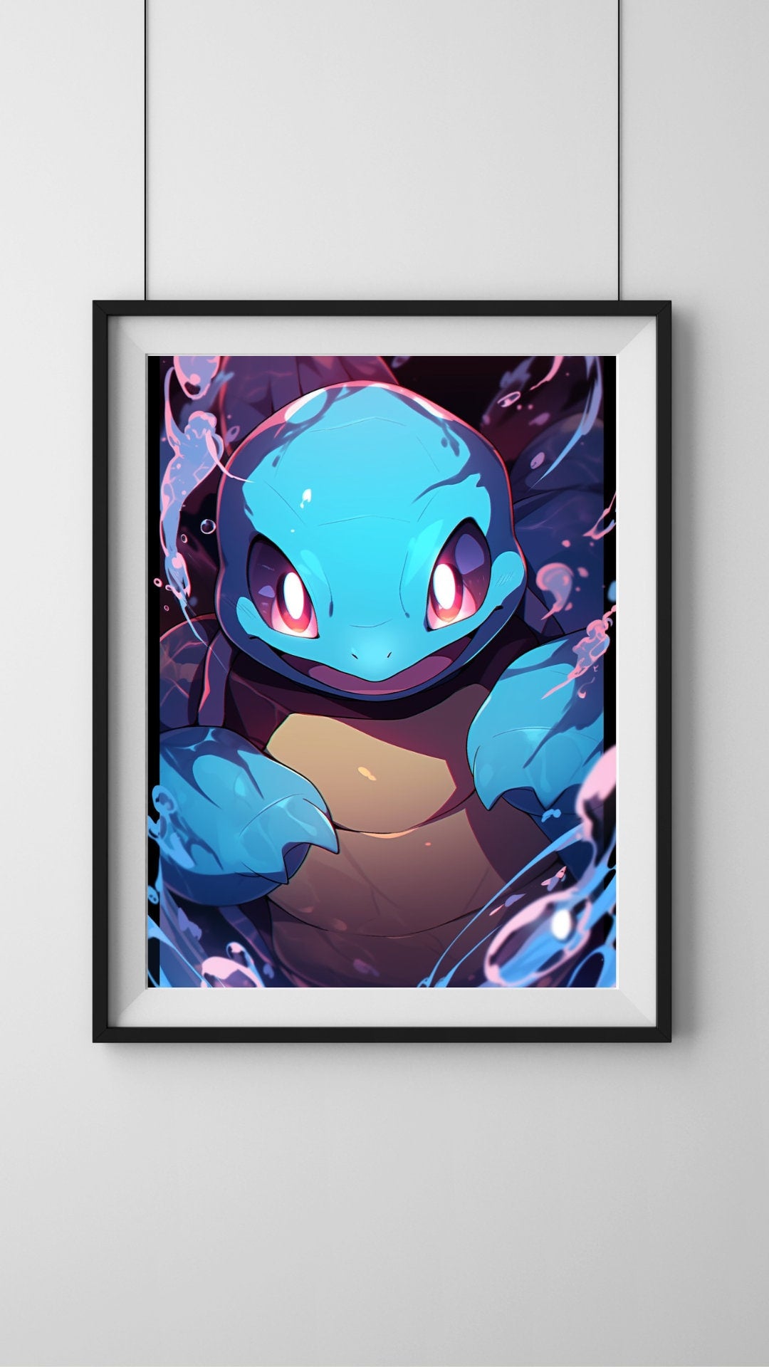 Aquatic Whimsy Art Print - Action Game - Frame Not Included