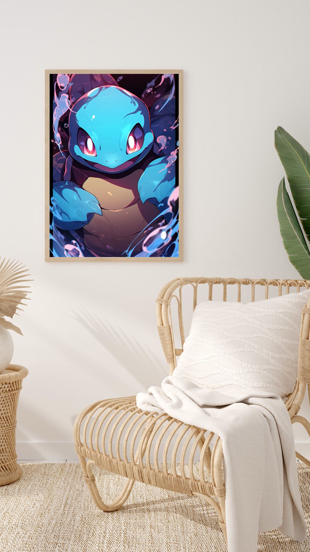 Aquatic Whimsy Art Print - Action Game - Frame Not Included