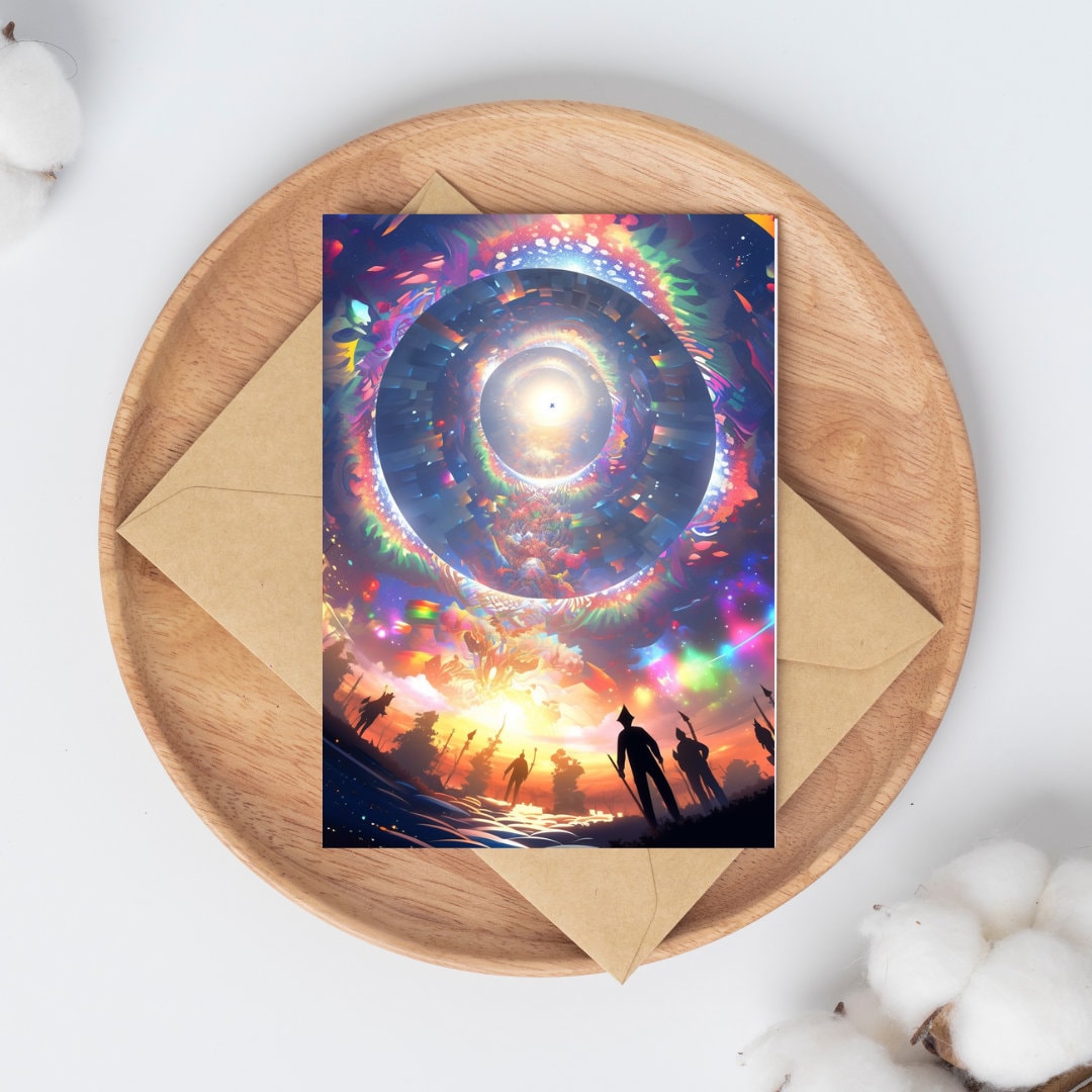 Cosmic Revelations: A Psychedelic Sky Art Print