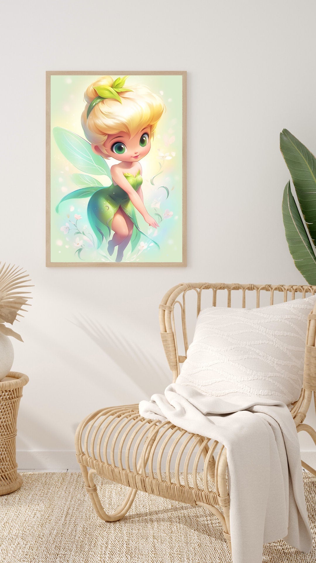 Whimsical Whispers: The Enchanted Sprite Art Print
