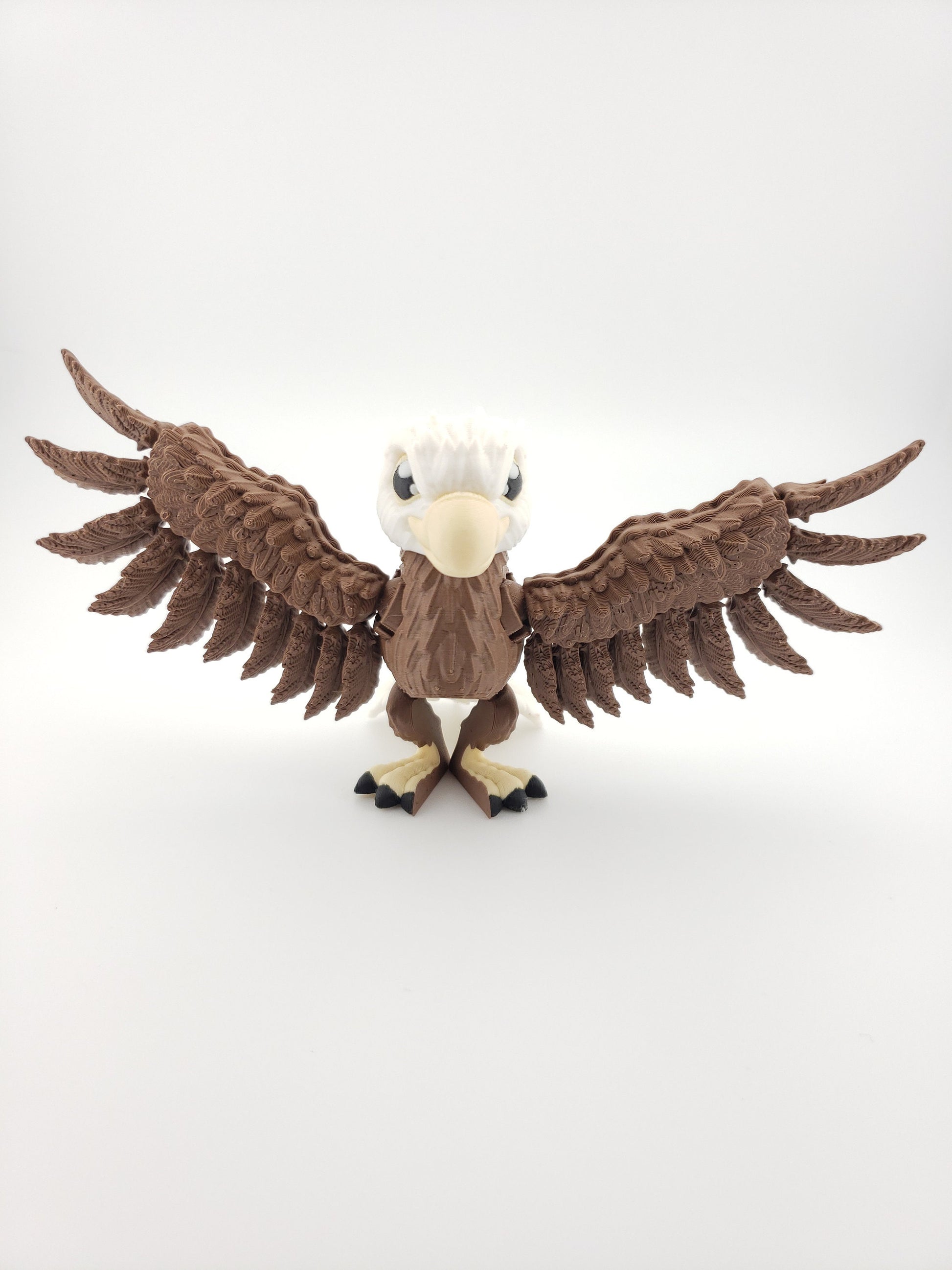 Flexi Eagle - 3D Printed Fidget Fantasy Creature - Authorized Seller - Articulated Toy Figure