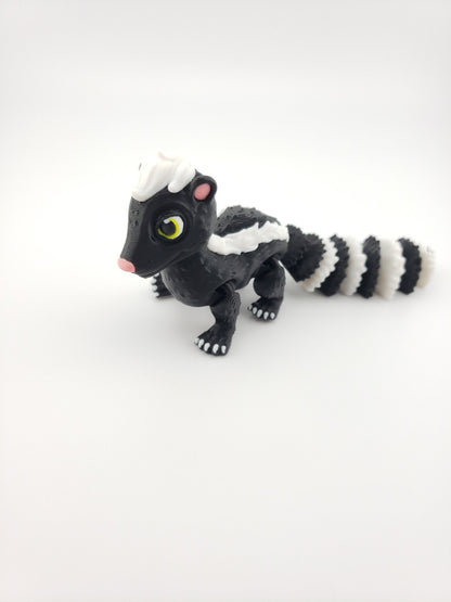 Skunk - 3D Printed Fidget Fantasy Creature - Authorized Seller - Articulated Toy Figure