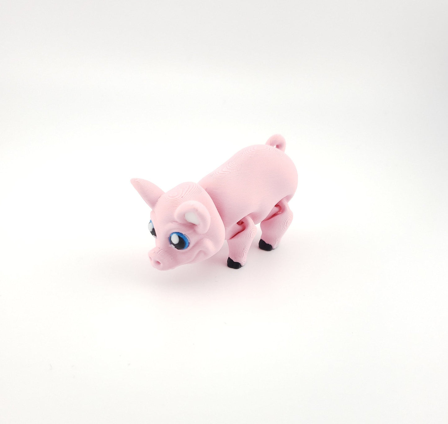 Flexi Pig - 3D Printed Fidget Fantasy Creature - Authorized Seller - Articulated Toy Figure